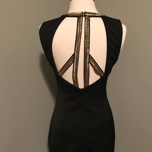 Small black and gold formal dress